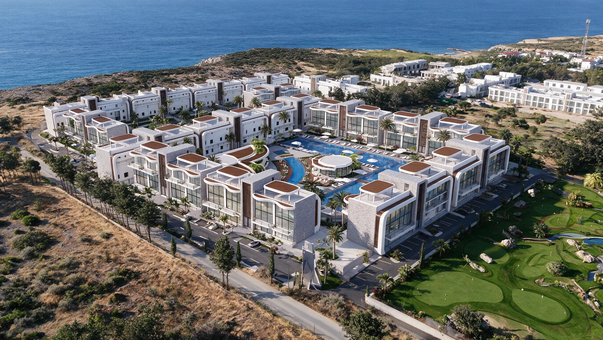 Golf Resort · Architectural visualization 2