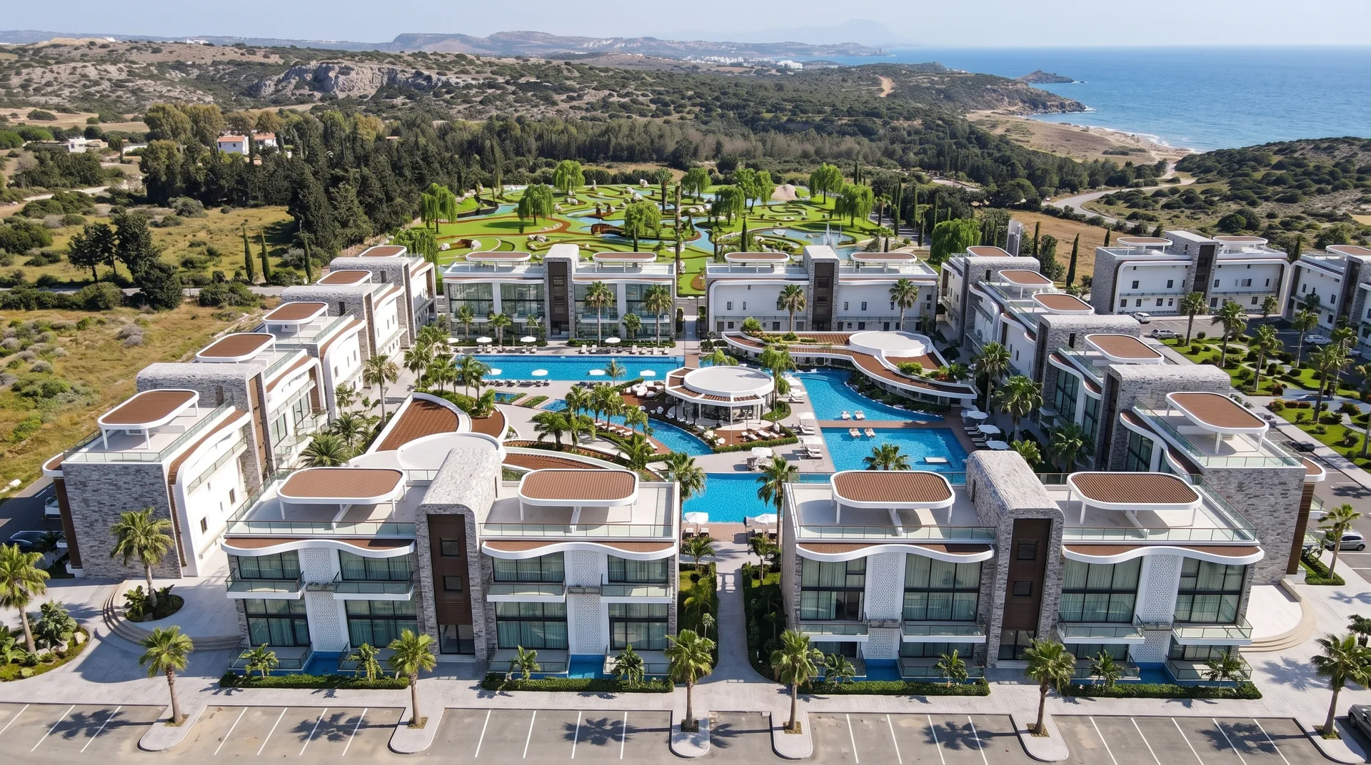 Golf Resort · Architectural visualization