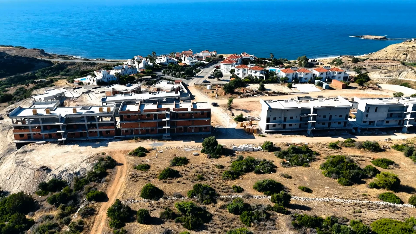 Coastal view from the introductory film supplied by Marc